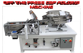 Off the Press Cap Folding Machine