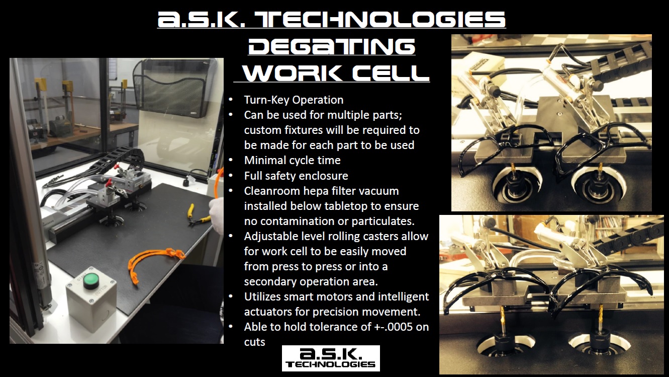Degating Work Cell